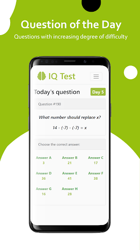 IQ Test - IQテスト - あなたのスコアを取得する スクリーンショット